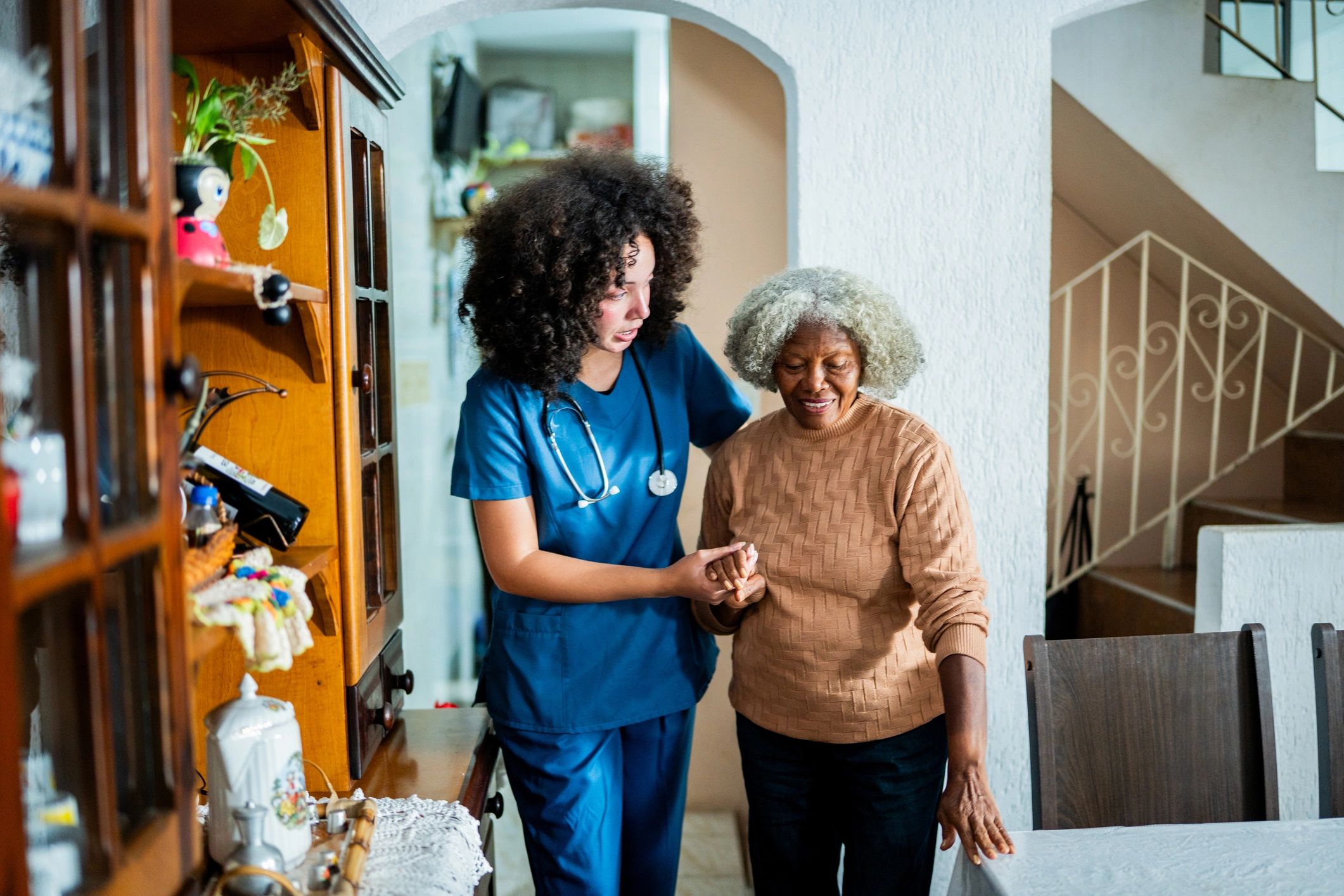 Wellness check-in and caregiver relief — compassionate in-home support for families